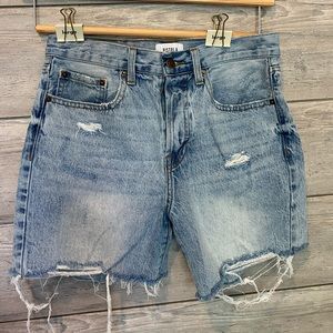Pistola Distressed Jean Shorts